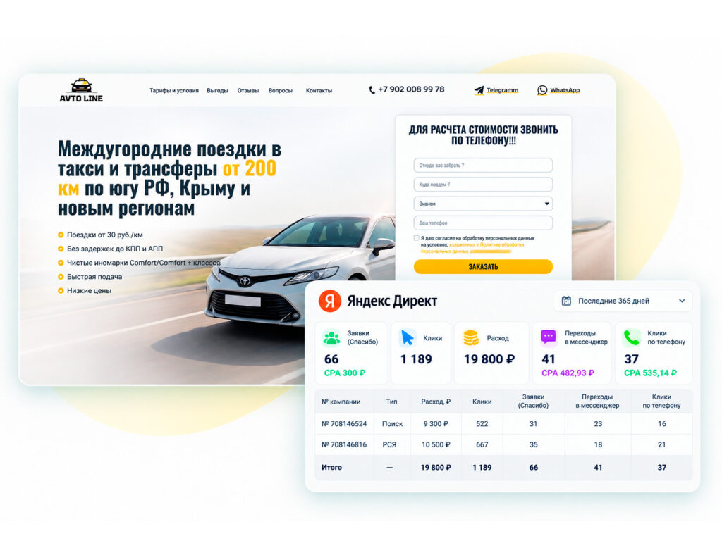 Заказать создание сайта и продвижение под ключ | Готовые лендинги WordPress
